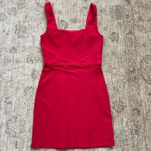 Francesca's Collections Bold Red Mini Dress